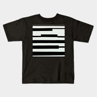 Minimal black on white Kids T-Shirt